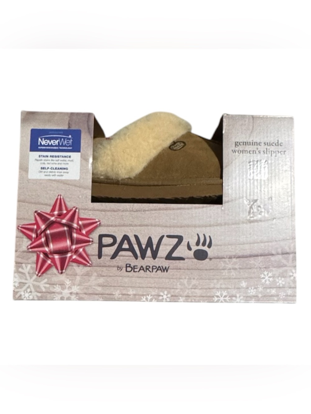 PAWZ BY BEARPAW MACKENZIE SUEDE SCUFF SLIPPER